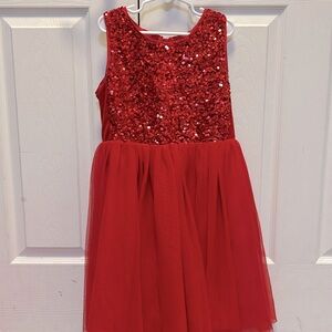 red dresss